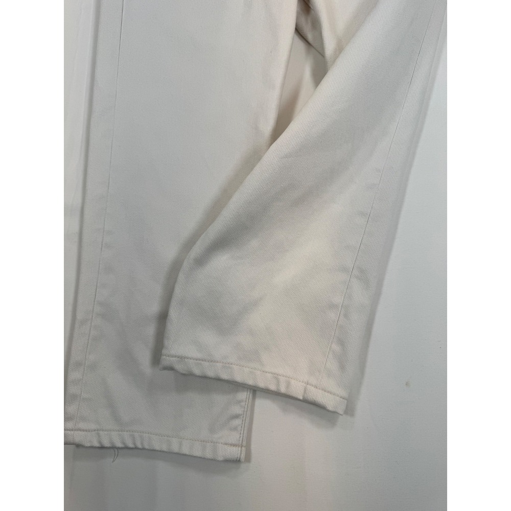 R13 Boyfriend Jean Ecru Bedford Cord Cream 25 Japanese Fabric Minimalist Luxury - Picture 10 of 16